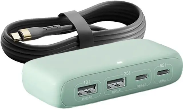 Main image of MultiPorts Type C Hubs PD65W/PD25W/PD10W Quick Charging And Data Type C Splitter For Computer Tablets Phone 150cm Cable Splitter