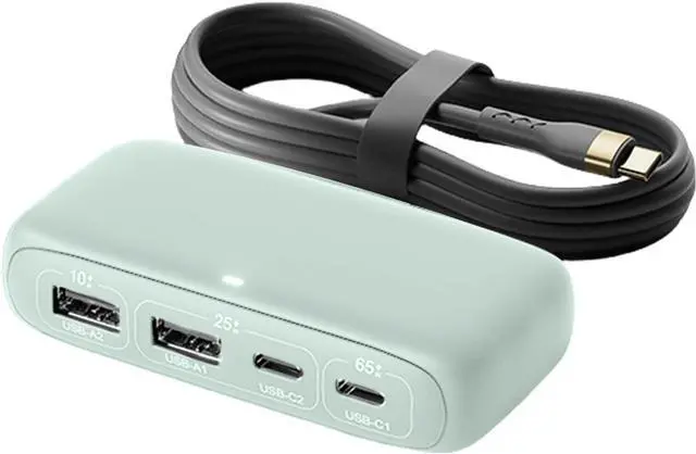 Alt view image 5 of 7 - MultiPorts Type C Hubs PD65W/PD25W/PD10W Quick Charging And Data Type C Splitter For Computer Tablets Phone 150cm Cable Splitter