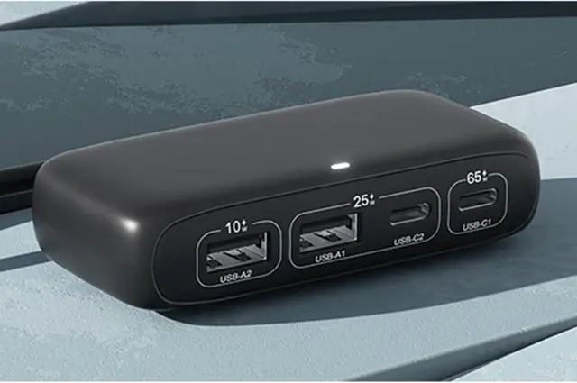 Alt view image 3 of 7 - MultiPorts Type C Hubs PD65W/PD25W/PD10W Quick Charging And Data Type C Splitter For Computer Tablets Phone 150cm Cable Splitter