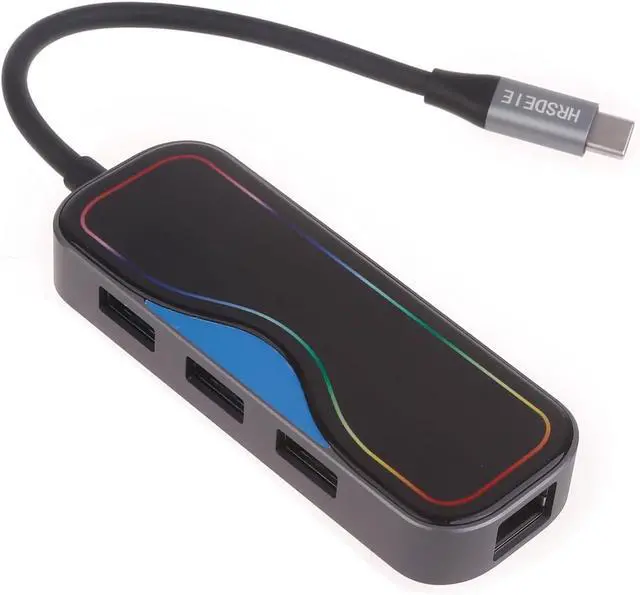 Alt view image 6 of 7 - Type C Docking Station USB Card Reader RJ45 Port Type C Transfer Data Hub Reading, Writing, Writing and Writing