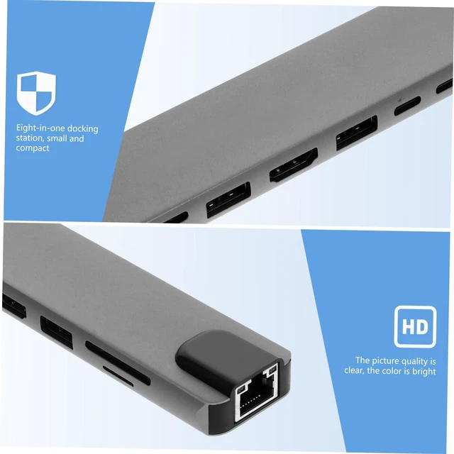 Alt view image 3 of 7 - HOMSFOU Type-c USB Hub Docking Station for Laptop Pd USB c Adapter for Office Use