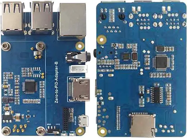 Alt view image 3 of 7 - XINAJUND USB 2.0 Hub HAT USB to UART Onboard 4 Port USB HUB HAT for ZeroW ZeroWH 0