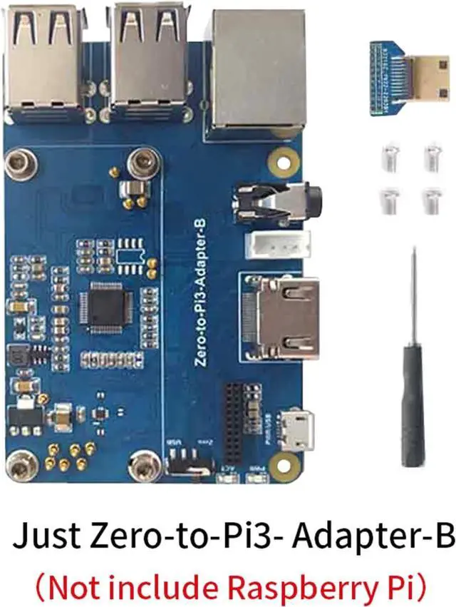 Alt view image 6 of 7 - XINAJUND USB 2.0 Hub HAT USB to UART Onboard 4 Port USB HUB HAT for ZeroW ZeroWH 0