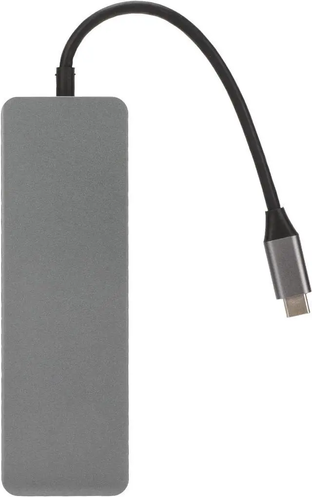 Alt view image 5 of 7 - Jectse USB C Hub 13 in 1 Gray High Speed Adapting Load