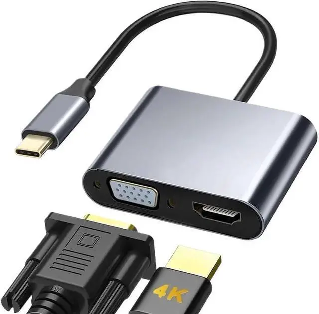Main image of bodateng USB C Dock 4K UHD HDTV Converter Cable Splitter Hub Adapte(HD VGA 2in1 Dock)