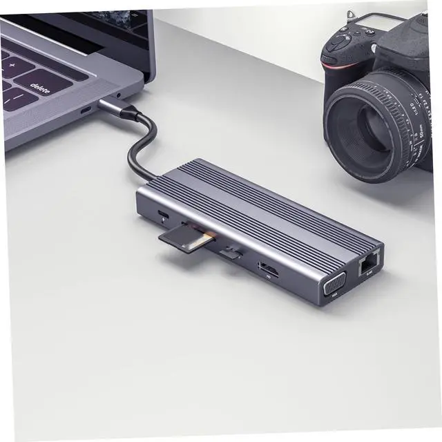 Alt view image 6 of 7 - SEWACC Type Expansion Transfer Adapter with USB Ports Expander Lightweight Multi USB Splitter for Access