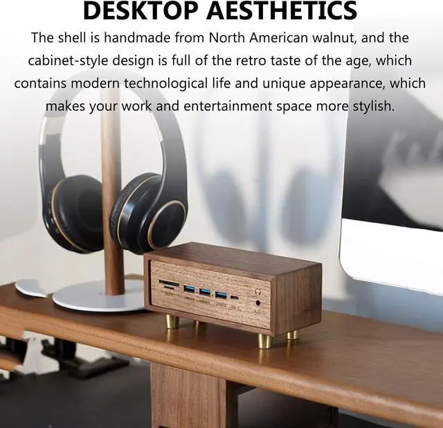 Alt view image 3 of 7 - 12-in-1 USB Docking Station, USB Docking Station, USB3.0+Type-C Dual High-Speed Interface, 12 Interfaces Distributed for Phones, Tablets, and Gadgets