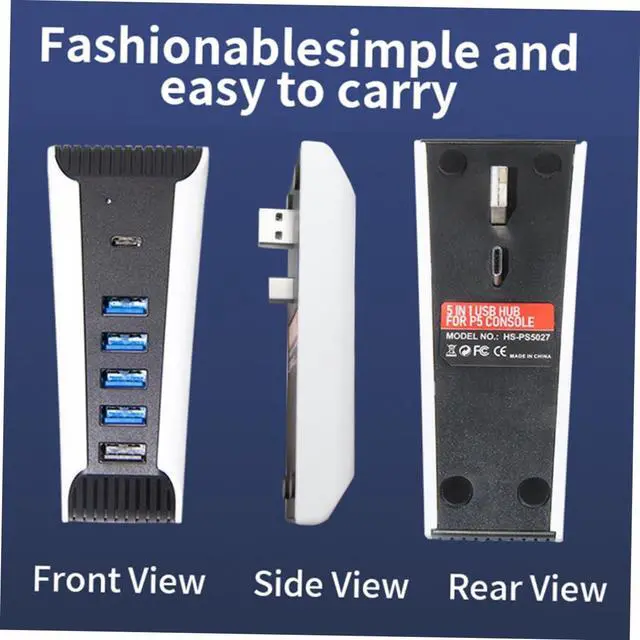 Alt view image 4 of 7 - jojofuny 4pcs USB Hub Splitter Port Extender Multi USB Port Extender for Game Console Laptop