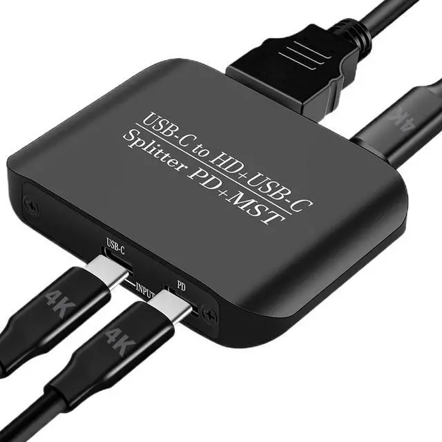 Main image of Muflydo USB C to HD Adapter,Multiport Converter - Multiport Connector Reader Portable 4K@60Hz for Monitor Phone Tablets Work Office Home