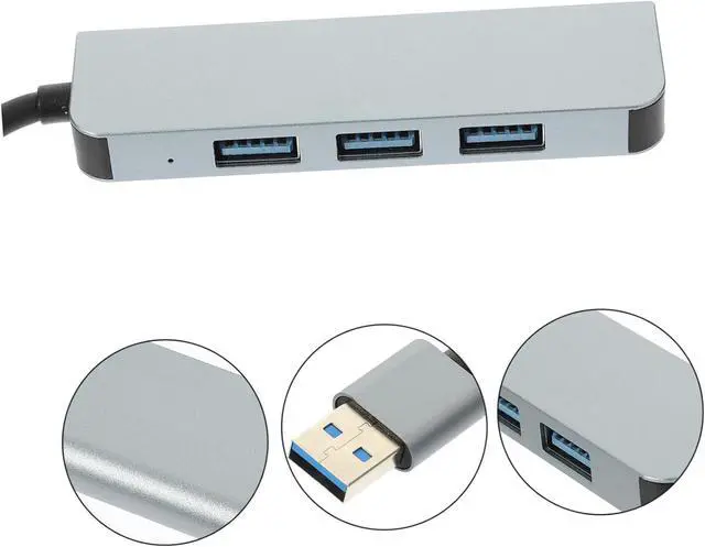 Alt view image 5 of 7 - Mipcase 5pcs USB Hub Ports USB Adapter for Laptop High Speed Data Transfer Into Four Compatible with