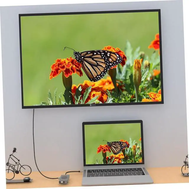 Alt view image 3 of 7 - Angoily 1Pc USB Hub Type C Adapter with Pd Rapid Charging USB Ports Vga and LAN Port for Home Use