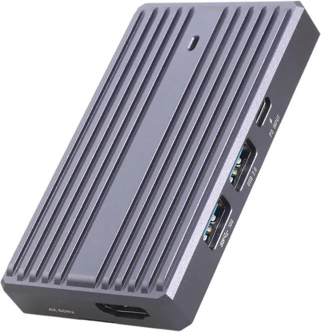 Main image of M.2 NVMe SSD Enclosure Tool-Free USB C External NVMe SSD Enclosure 10Gbps M.2 NVMe to USB Adapter USB 3.2 M.2 NVMe