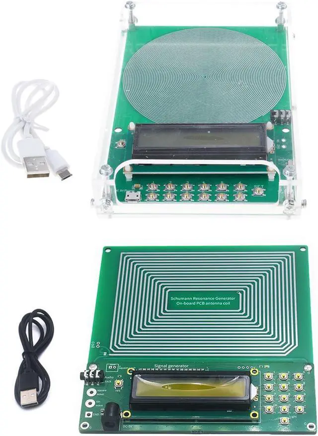 Alt view image 3 of 7 - DC5V 7.83Hz Low Frequency Generator 0.01-30000Hz Resonator Sound Frequency Machine for Computers and Offices Durability