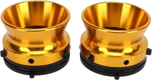 Alt view image 5 of 7 - 1 Pair 10in Polished Aluminium, Polished Aluminium Nab Hub Adapter Nab Hub Adapter Nab Hub Adapter Opener Universal Loading Device Universal Nab Hub Adapter (Gold)