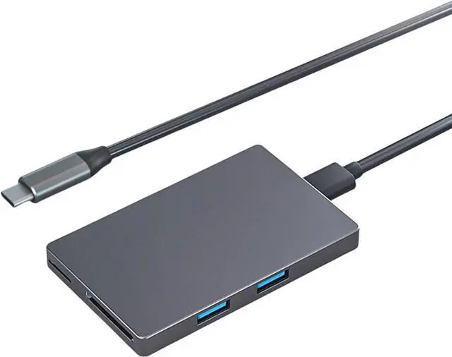 Main image of 6Port USB C Adapter 4K60hz Video Transfer USB 3.0x2 Data Port Card Reader Enhances Connection Fast Charging