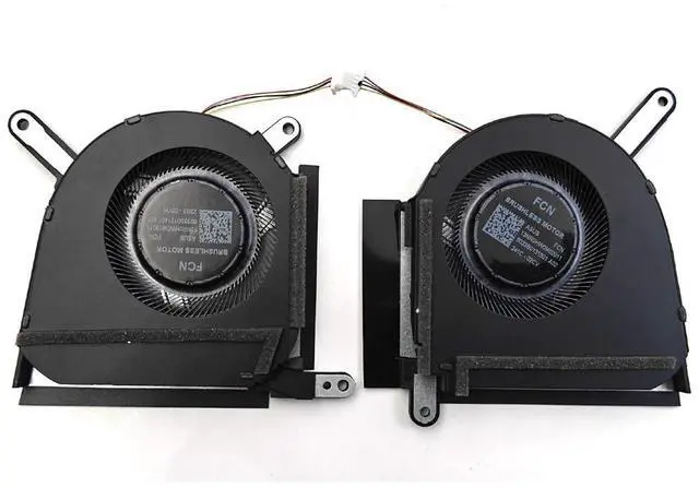 Alt view image 2 of 2 - KGIGIBE Replacement CPU & GPU Cooling Fan for Asus TUF Gaming A16 FA607PI FA607PV FA607NU / F16 FX607JV FX607JU FX607VU 2024 Laptop L+R One Pair DC12V