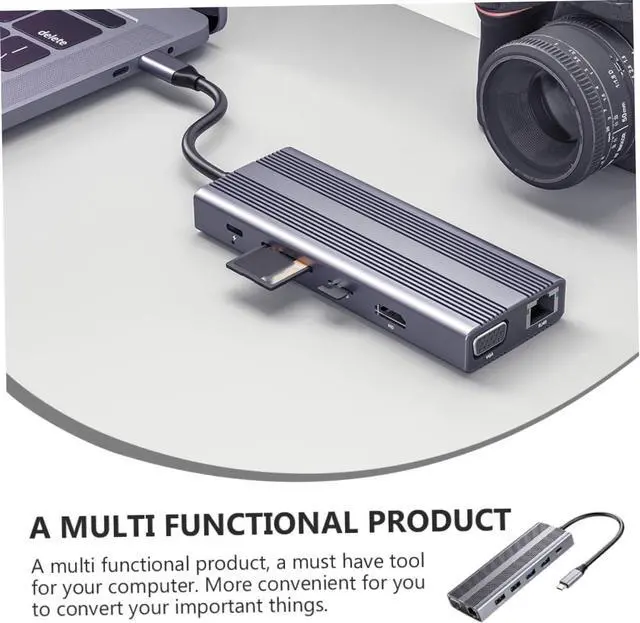Alt view image 7 of 7 - DIYEAH USB Hub Adapter C Expansion Splitter with High Speed Data Transfer Compatible