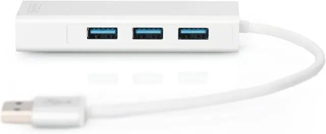 Alt view image 6 of 7 - Assmann DIGITUS USB 3.0 3-Port Hub & Gigabit LAN-Adaptor