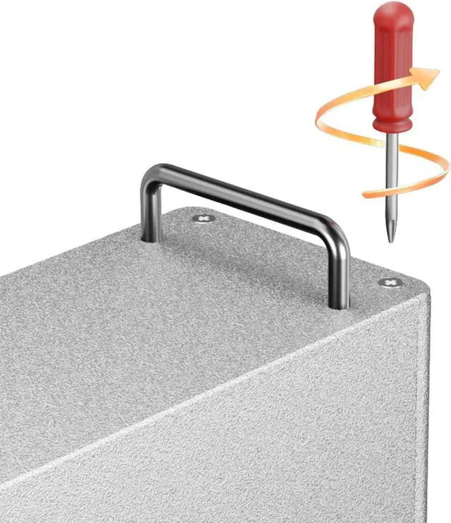 Alt view image 7 of 7 - Aluminum Alloy Computer Chassis Stand, CNC Aluminum Chassis Stand Case Holder for Mac mini M4, with Optimal Heat Dissipation (Silver)