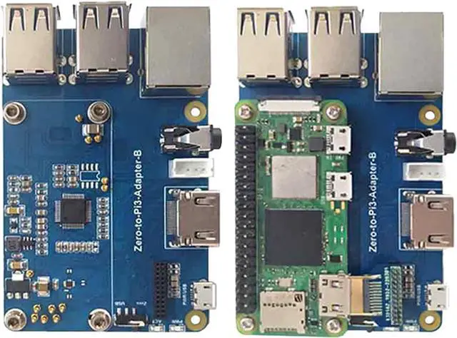 Alt view image 5 of 7 - XINAJUND USB 2.0 Hub HAT USB to UART Onboard 4 Port USB HUB HAT for ZeroW ZeroWH 0