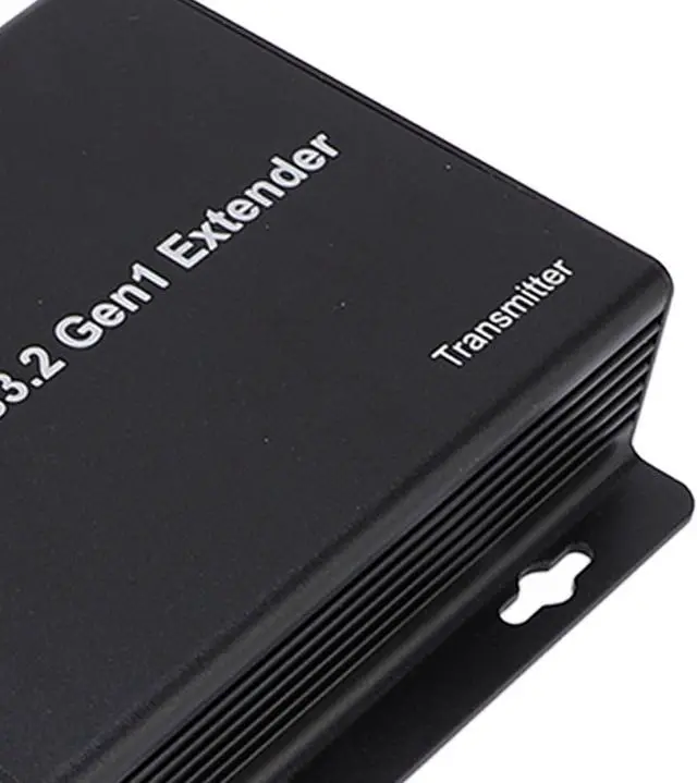 Alt view image 7 of 7 - USB 3.2 Extender Over Cat6a Ethernet - 4 Port 330FT Data Transfer Kit with Receiver Transmitter, Plug & Play for PC Webcam Security Cameras (US Plug)