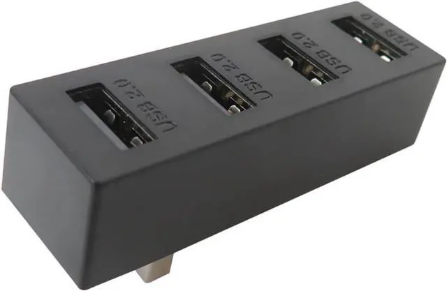 Alt view image 5 of 7 - BUTITNOW 4-Ports USB Hub Compatible for Xbox Series X/Xbox Series S, High-Speed Transmission USB Hub Splitter Expansion Adapter Compatible for Xbox Series X/S Console - Black