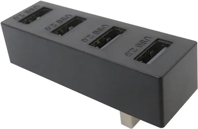 Alt view image 6 of 7 - BUTITNOW 4-Ports USB Hub Compatible for Xbox Series X/Xbox Series S, High-Speed Transmission USB Hub Splitter Expansion Adapter Compatible for Xbox Series X/S Console - Black