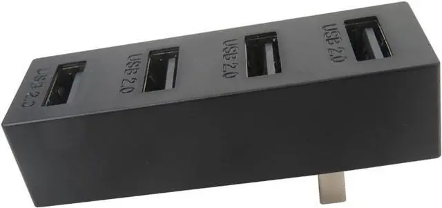 Alt view image 7 of 7 - BUTITNOW 4-Ports USB Hub Compatible for Xbox Series X/Xbox Series S, High-Speed Transmission USB Hub Splitter Expansion Adapter Compatible for Xbox Series X/S Console - Black