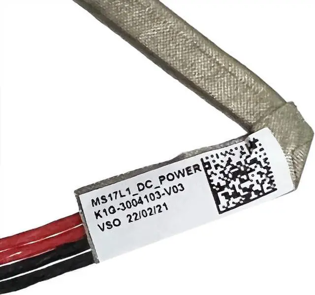 Alt view image 4 of 6 - HSSDTECH DC Power Jack Charging Cable Port Replacement for MSI Katana GF76 11SC 11UC 11UD 11UCX MS-17L2Katana GF76 12UGSZOK 12UEOK 12UEK 12UGS 12UE MS-17L3