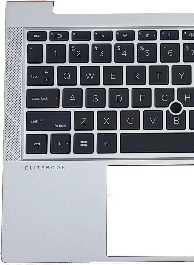 Alt view image 3 of 7 - New Replacement for HP Elitebook 840 G7 840 G8 745 Laptop Upper Case Palmrest Backlit Keyboard Assembly Part M07090-001 M36312-001 Silver