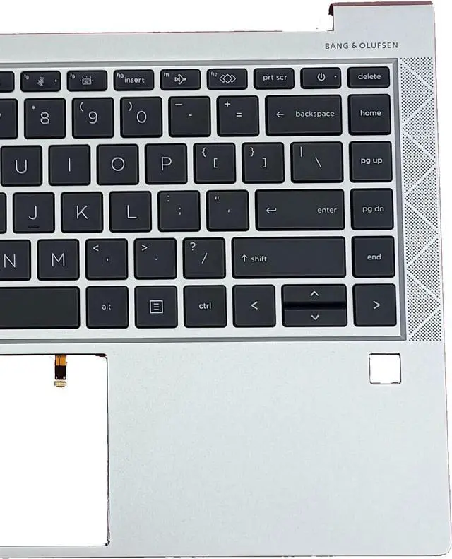 Alt view image 4 of 7 - New Replacement for HP Elitebook 840 G7 840 G8 745 Laptop Upper Case Palmrest Backlit Keyboard Assembly Part M07090-001 M36312-001 Silver