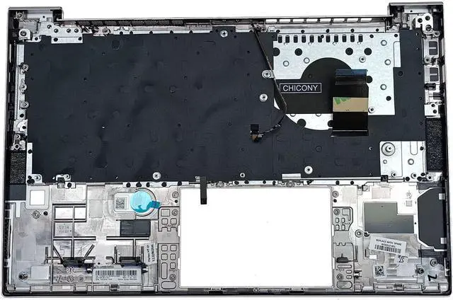 Alt view image 2 of 7 - New Replacement for HP Elitebook 840 G7 840 G8 745 Laptop Upper Case Palmrest Backlit Keyboard Assembly Part M07090-001 M36312-001 Silver