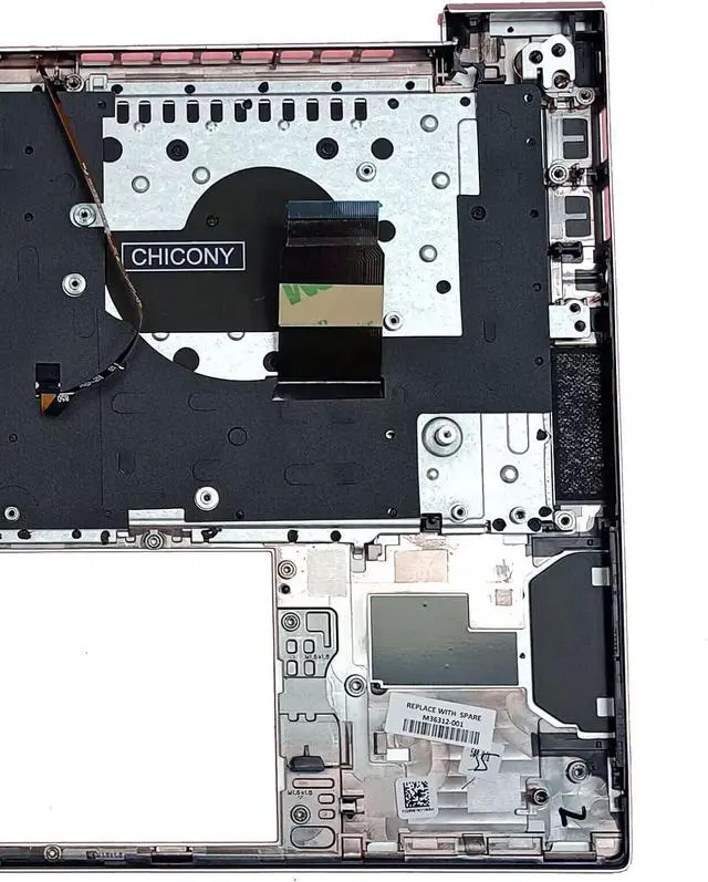 Alt view image 5 of 7 - New Replacement for HP Elitebook 840 G7 840 G8 745 Laptop Upper Case Palmrest Backlit Keyboard Assembly Part M07090-001 M36312-001 Silver