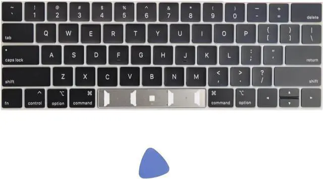 Alt view image 3 of 6 - Replacement US Keyboard Full Set of Keycap Keys and Tool Fit for MacBook Pro Retina 13.3" Model A1989 (EMC 3214/3358) A2159 (EMC 3301) 15" Model A990 (EMC 3215/3359) Air 13.3" Model A1932 (EMC 3184)
