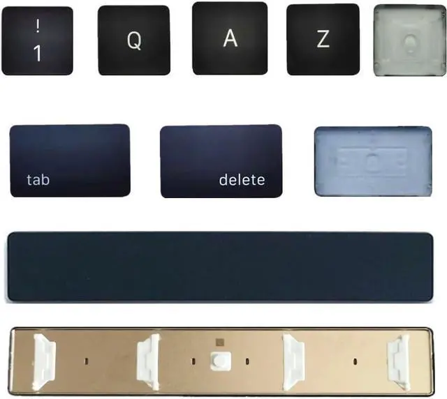 Alt view image 4 of 6 - Replacement US Keyboard Full Set of Keycap Keys and Tool Fit for MacBook Pro Retina 13.3" Model A1989 (EMC 3214/3358) A2159 (EMC 3301) 15" Model A990 (EMC 3215/3359) Air 13.3" Model A1932 (EMC 3184)