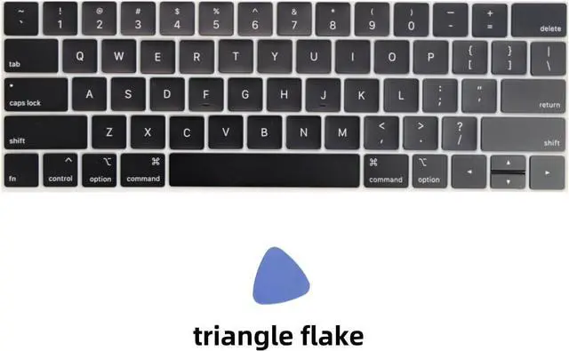 Alt view image 2 of 6 - Replacement US Keyboard Full Set of Keycap Keys and Tool Fit for MacBook Pro Retina 13.3" Model A1989 (EMC 3214/3358) A2159 (EMC 3301) 15" Model A990 (EMC 3215/3359) Air 13.3" Model A1932 (EMC 3184)