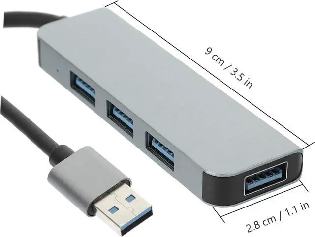 Alt view image 2 of 7 - Artibetter 5pcs USB Additional Ports USB Hub 4 Port Hub for Laptop 3.0 Compatible Multiple Devices