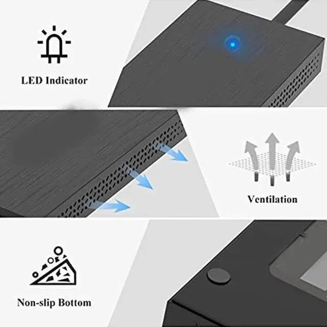 Alt view image 5 of 7 - WEISUYUUS USB TypeC Double Output Adapter Support 4k 3840x2160@30Hz for Multiple Monitors Expand Screen