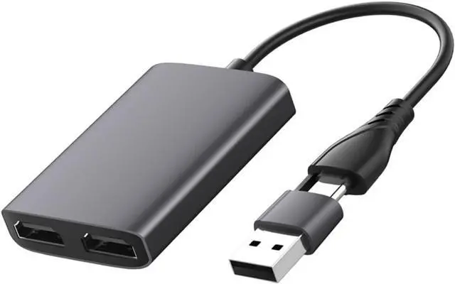Main image of SECFOU USB Type-c to Dual Adapter High Definition Converter Dual Monitor Support for Enhanced Productivity