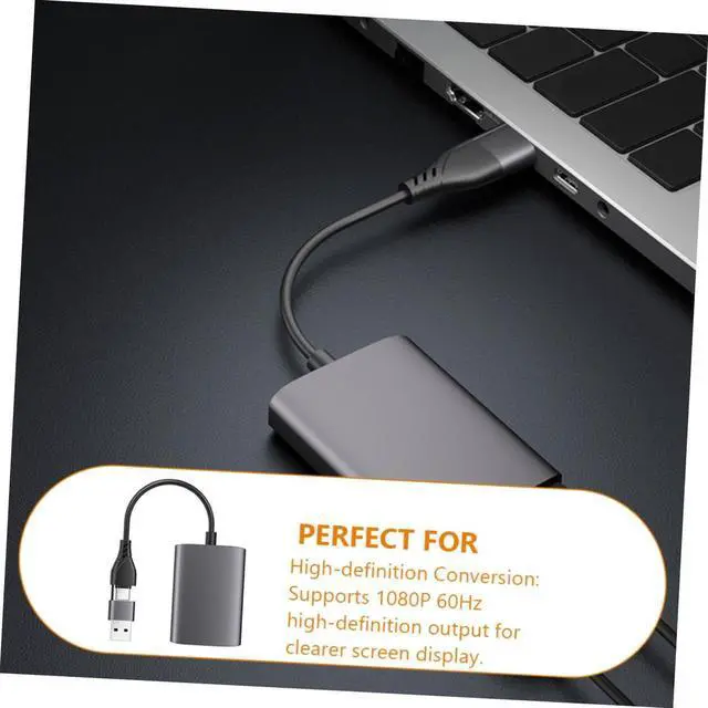 Alt view image 4 of 7 - SECFOU USB Type-c to Dual Adapter High Definition Converter Dual Monitor Support for Enhanced Productivity