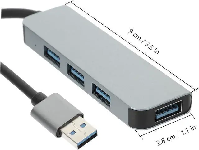 Alt view image 5 of 7 - Angoily 5pcs USB Port Adapter for 4 Port USB Hub USB Extension Cable USB Splitter for