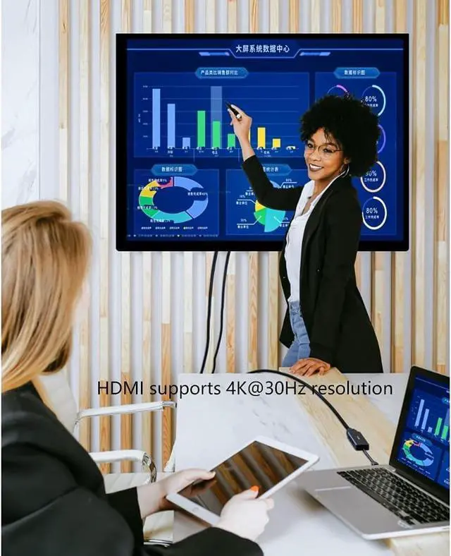 Alt view image 4 of 5 - Port Expander USB C Hub USB-C Laptop Docking Station 5 in 1 Type C Hub with 60W PD Charging, HDMI, USB 3.0 Ports, 2 USB 2.0 Ports USB Splitter