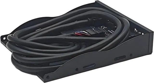 Alt view image 6 of 7 - 2Port USB 3.2 GEN1 5Gbps + 3.5mm Headphones Interfaces Front Panel Hubs Splitter Bracket Adapter For PC Desktop 3.5inch