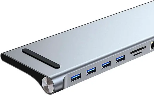 Alt view image 2 of 7 - NonMiFyR USB C Hub with 100 W PD Port and Versatile Ports, 11 Port