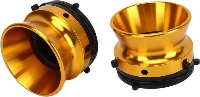 Main image of 1 Pair 10in Polished Aluminium, Polished Aluminium Nab Hub Adapter Nab Hub Adapter Nab Hub Adapter Opener Universal Loading Device Universal Nab Hub Adapter (Gold)