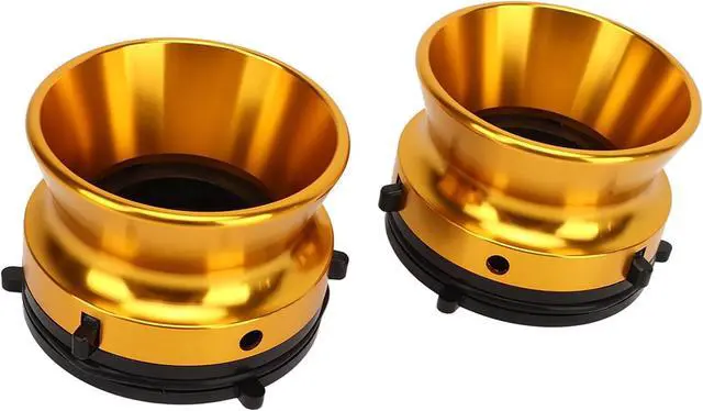 Alt view image 4 of 7 - 1 Pair Nab Hub Adapters Aluminium Alloy Universal Loading Device (Gold)