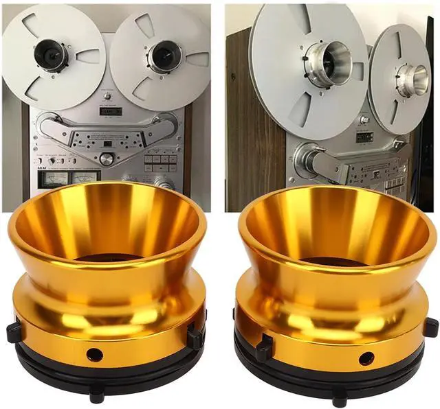 Alt view image 5 of 7 - 1 Pair Nab Hub Adapters Aluminium Alloy Universal Loading Device (Gold)