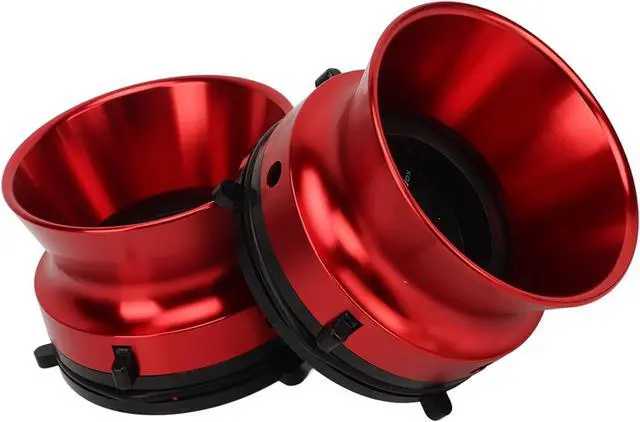 Alt view image 4 of 7 - 1 Pair Nab Hub Adapters Aluminium Alloy Universal Loading Device (Red)