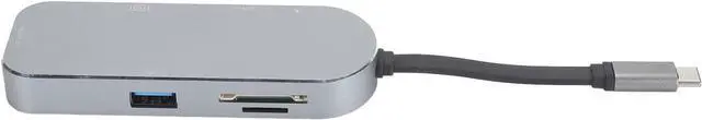 Alt view image 3 of 7 - Docking Station, Multifunctional Type C Docking Station 7 in 1 for Office (Silver)