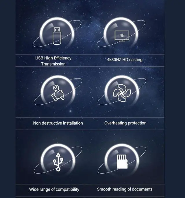 Alt view image 7 of 7 - 12 in 1 USB C Docking Station, Aluminum Alloy, 4K HD, 15W 87W PD3.0 Fast Charging, Gigabit Ethernet, Memory Card Slot, for MacBookPro, Laptops